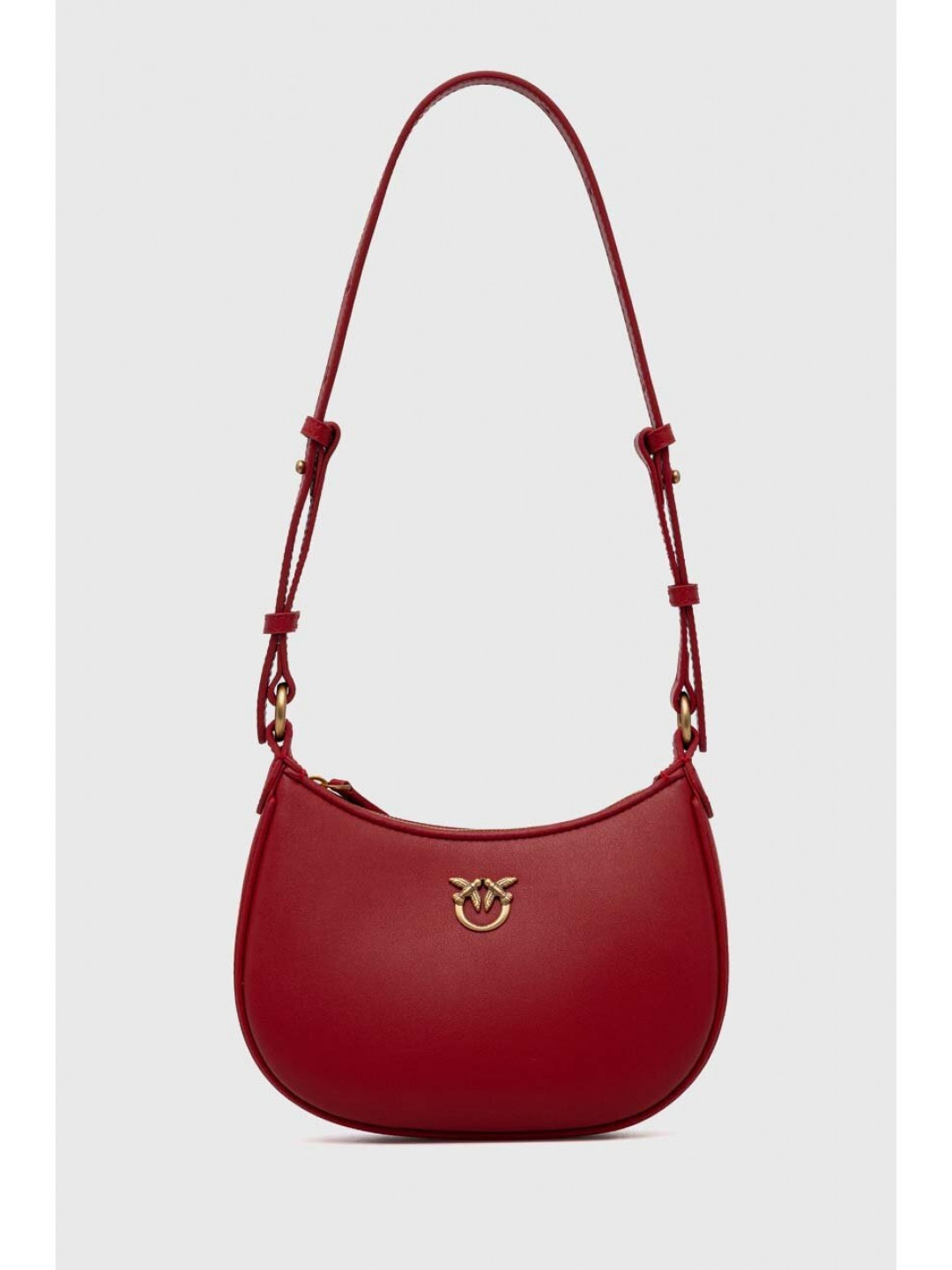 Kožená kabelka Pinko červená barva 103538 A0F1